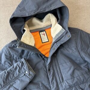 Relwen Channel Boarder Jacket Medium Navy Blue Huckberry Insulated Snow Coat L